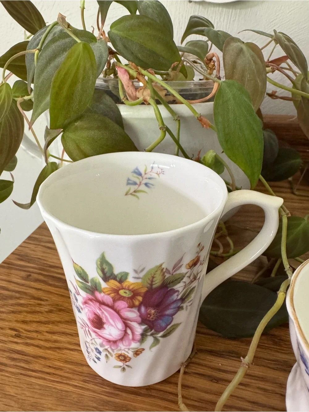 Floral Bone China Tea Cups made in England
